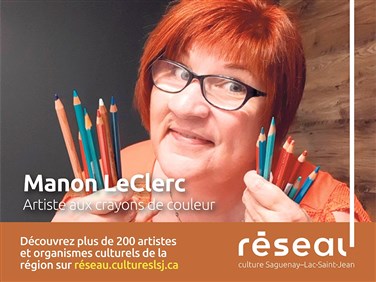 Manon LeClerc : Artiste aux crayons de couleur