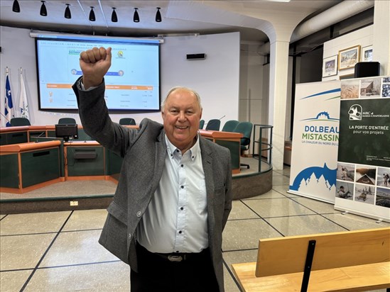 Rémi Rousseau devient maire de Dolbeau-Mistassini