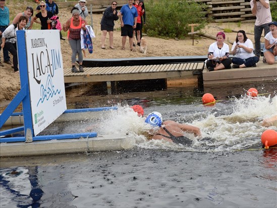 Une centaine de nageurs attendus au Marathon du Lac-à-Jim 