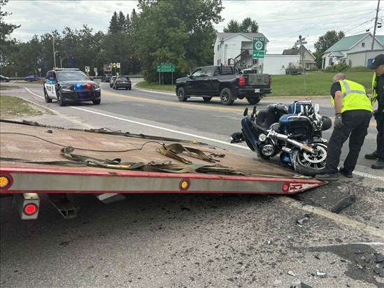 Deux motocyclistes blessés à Dolbeau