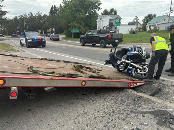 Deux motocyclistes blessés à Dolbeau