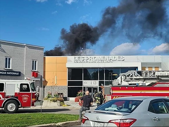 Incendie au Coq Rôti de Dolbeau-Mistassini
