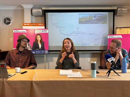 Climat Québec dévoile le Train des Bleuets, un projet structurant pour la région