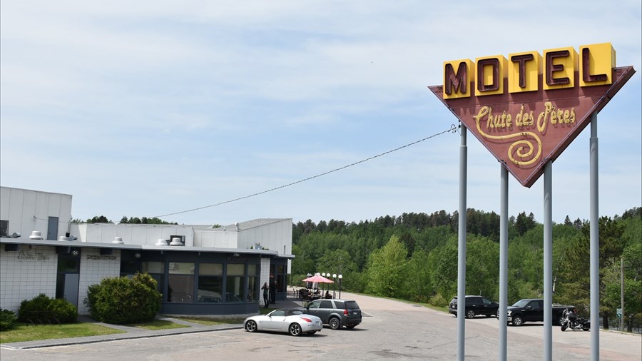 Incendie au Motel Chute des Pères à Dolbeau-Mistassini