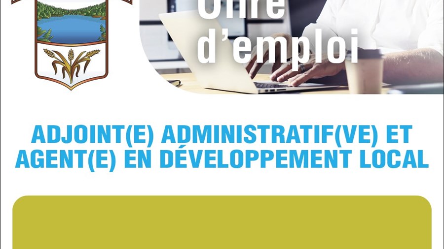 La municipalité de Notre-Dame-de-Lorette recherche un(e) adjoint(e) administratif(ve) et agent(e) en développement local