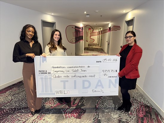 Un don de L’HOTEL10 pour le fonds de la Fondation Dédé Fortin
