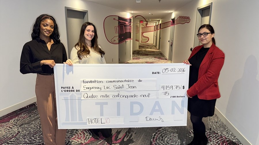 Un don de L’HOTEL10 pour le fonds de la Fondation Dédé Fortin
