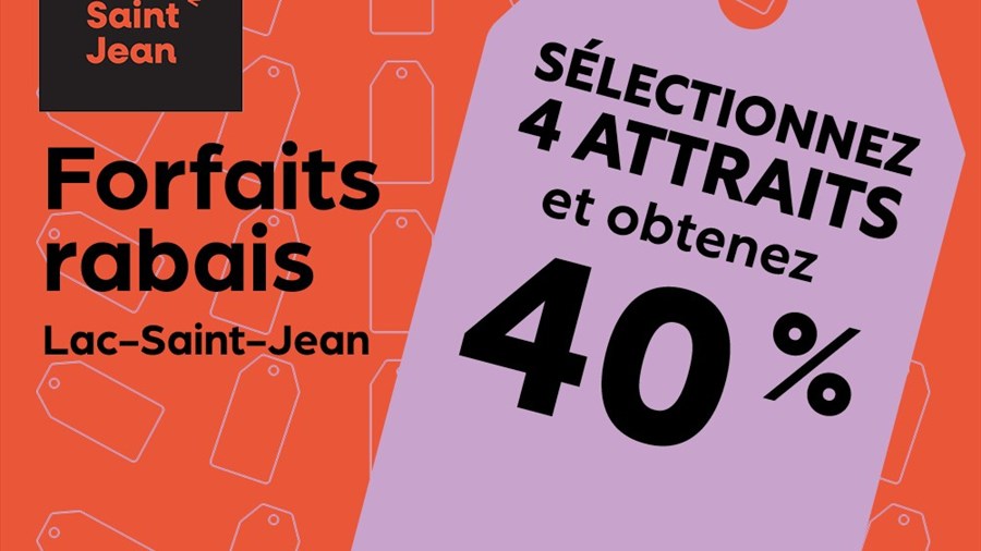 28 entreprises à découvrir avec les Forfaits rabais Lac-Saint-Jean