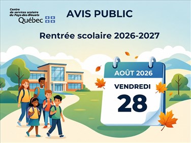 Rentrée scolaire 2026-2027