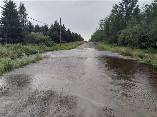 Inondation mineure : le Rang 6 fermé à Saint-Jeanne-d’Arc