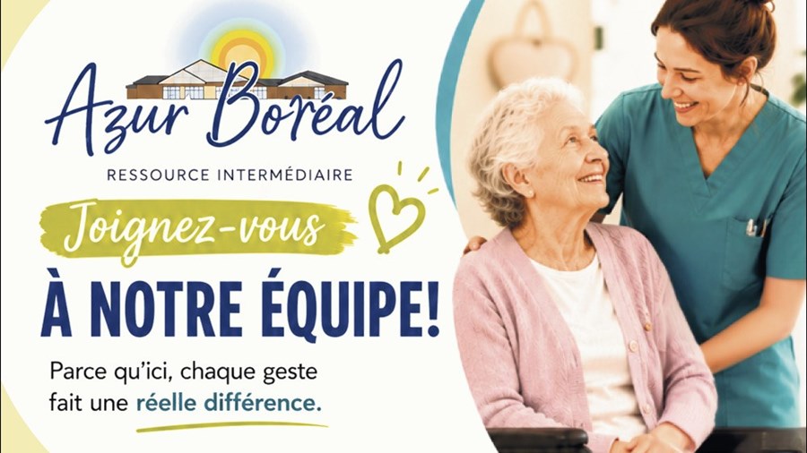 Azur Boréal recrute des préposé(e)s aux bénéficiaires