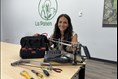 Claudia Perron donne vie à la Patenterie à Albanel