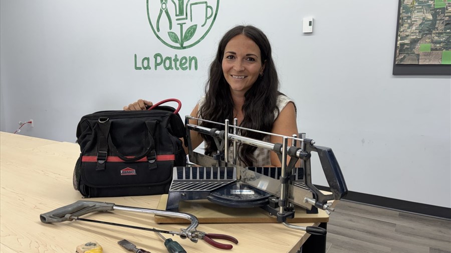 Claudia Perron donne vie à la Patenterie à Albanel